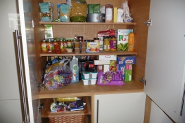 Gorgeous Hubbie tidied my larder today. Now that's love.