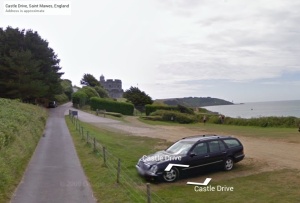 Streetview of St Mawes car park