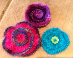 Mohair Brooches